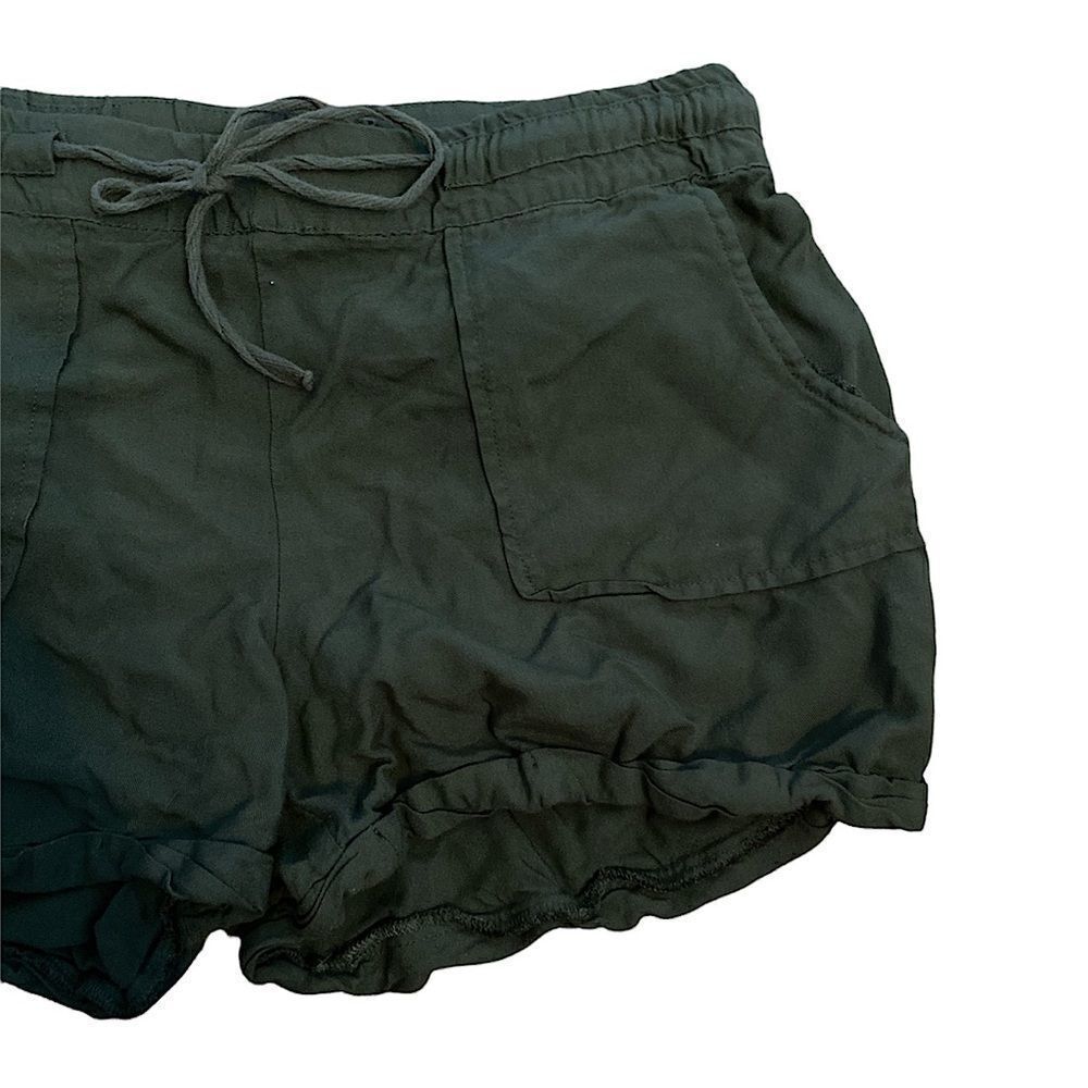 Jack by BB Dakota Hunter Military Forest Green Shorts, Rayon, medium M - EUC - Picture 3 of 5